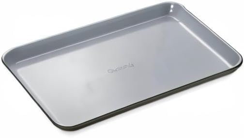 Caraway Non-Stick Ceramic Baking Sheet - Naturally Slick Ceramic Coating - Non-Toxic, PTFE & PFOA Free - Perfect for Baking, Roasting, and More - Medium (15" x 10") - Black