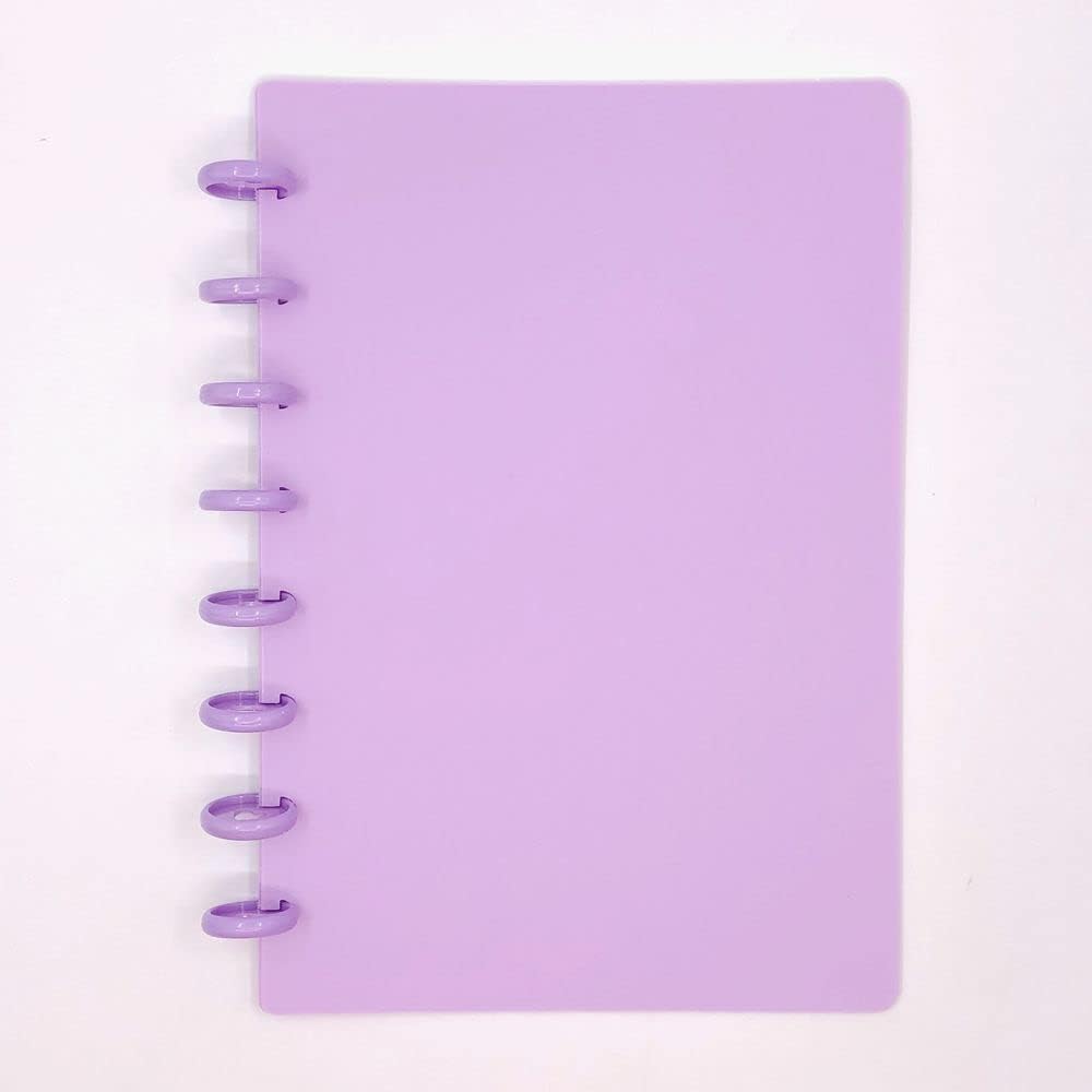 100pcs Planner Expander Discs 1.1Inch Book Binding Disc For Discbound Notebook Accessories Heart Binder Rings(Purple,1.1 inch/28 mm)