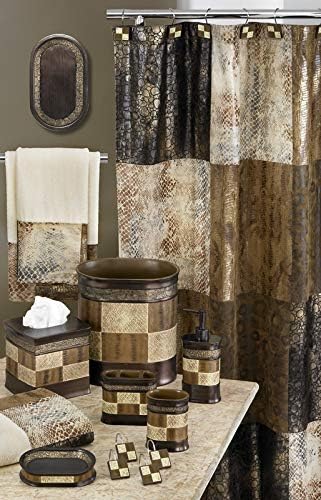 Zahari Home Zambia Animal Print Bathroom Rug Classic Luxury Bath Rug Contemporary Decor Beautiful Shower Mat Unique Design Stylish Bathroom Rug Bath Shower Tub Decor Western Country