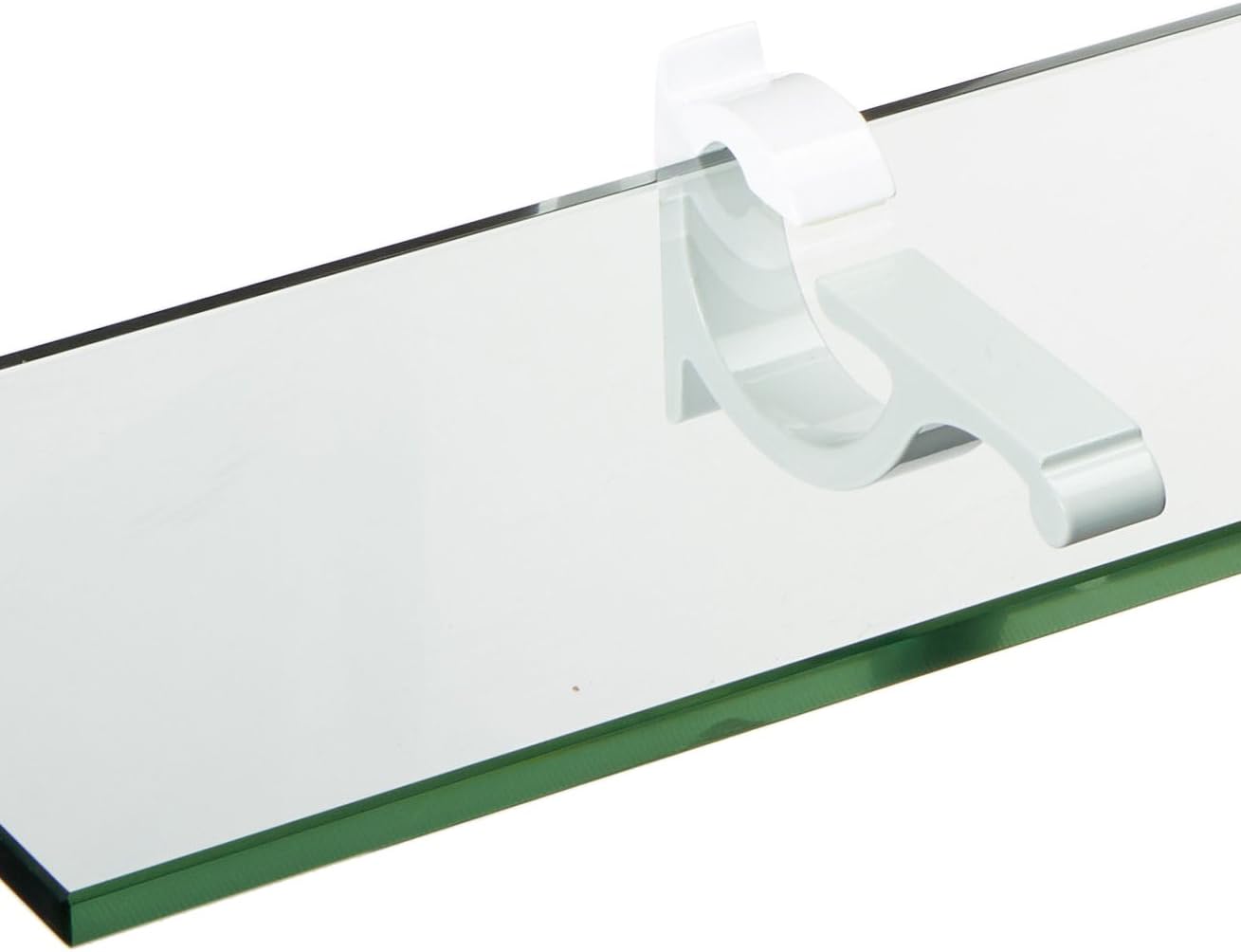 Spancraft Glass M-4.75x18-White Monarch Glass Shelf, White, 4.75" x 18"