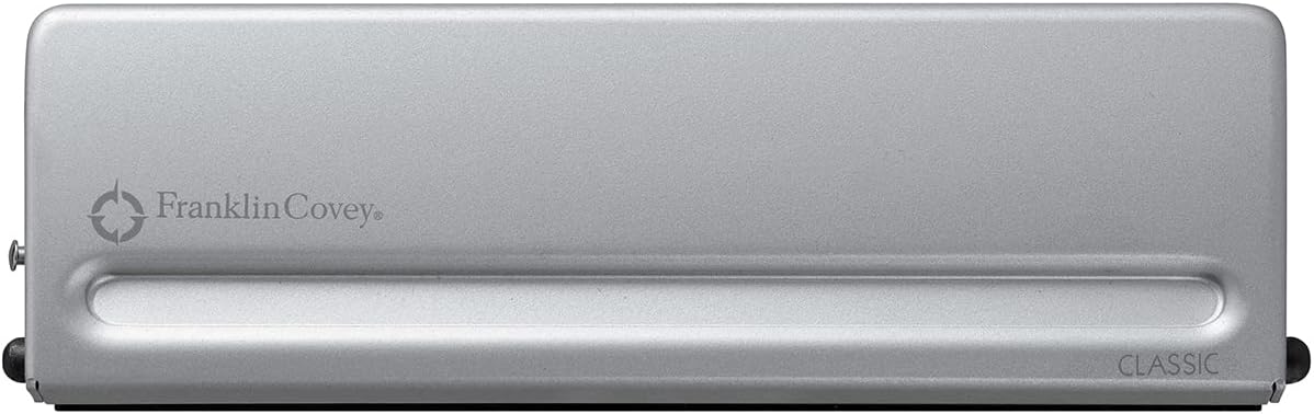 FranklinCovey - Metal Hole Punch for FranklinCovey Planners | Spill-Proof Chip Collector & Rubber Non-Slip Base (Classic)