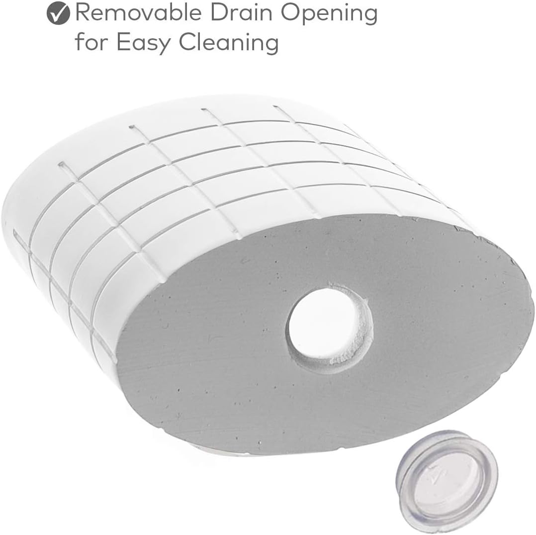 Creative Scents Polar White Bathroom Accessories Set with Trash Can - 6 Piece Bathroom Set Features: Waste Basket, Tissue Cover, Soap Dispenser, Toothbrush Holder, Tumbler and Soap Dish