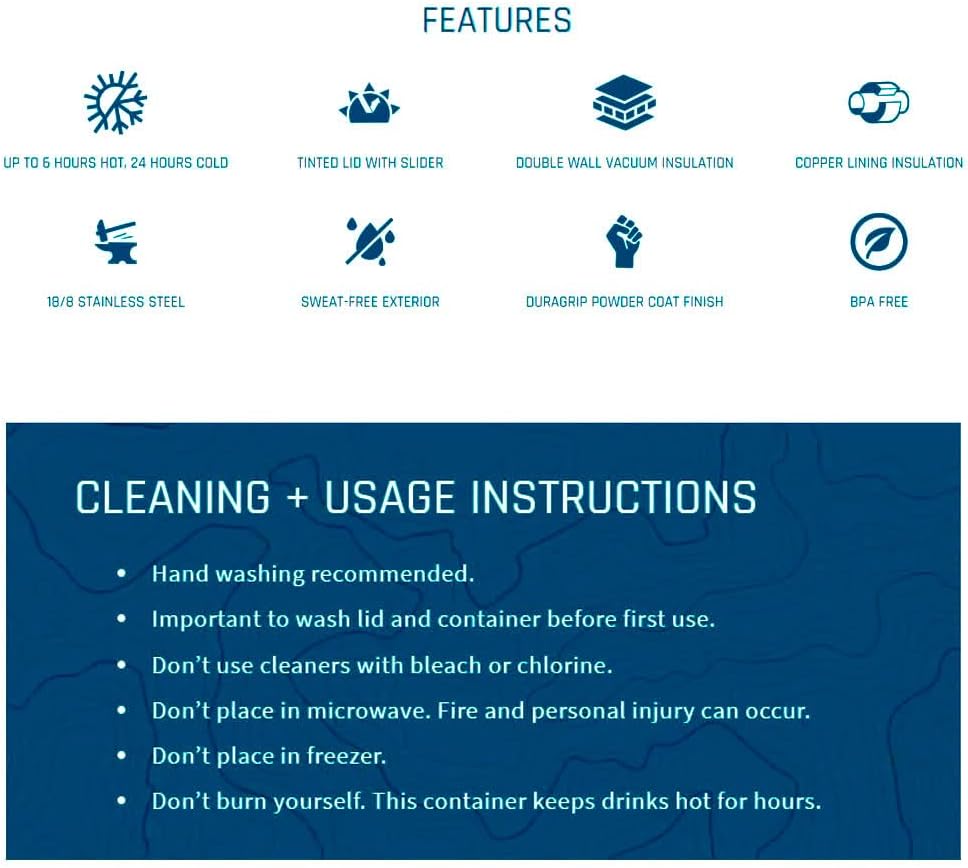 Yukon Outfitters Freedom High Grade 18/8 Corrosion-Resistant Stainless Steel Double Wall Vacuum Insulated Tumbler (30oz / 890ml) - 7.85" H x 3.9" Top Dia. / 2.9" Bottom dia., Mama Bear Shades-Seafoam