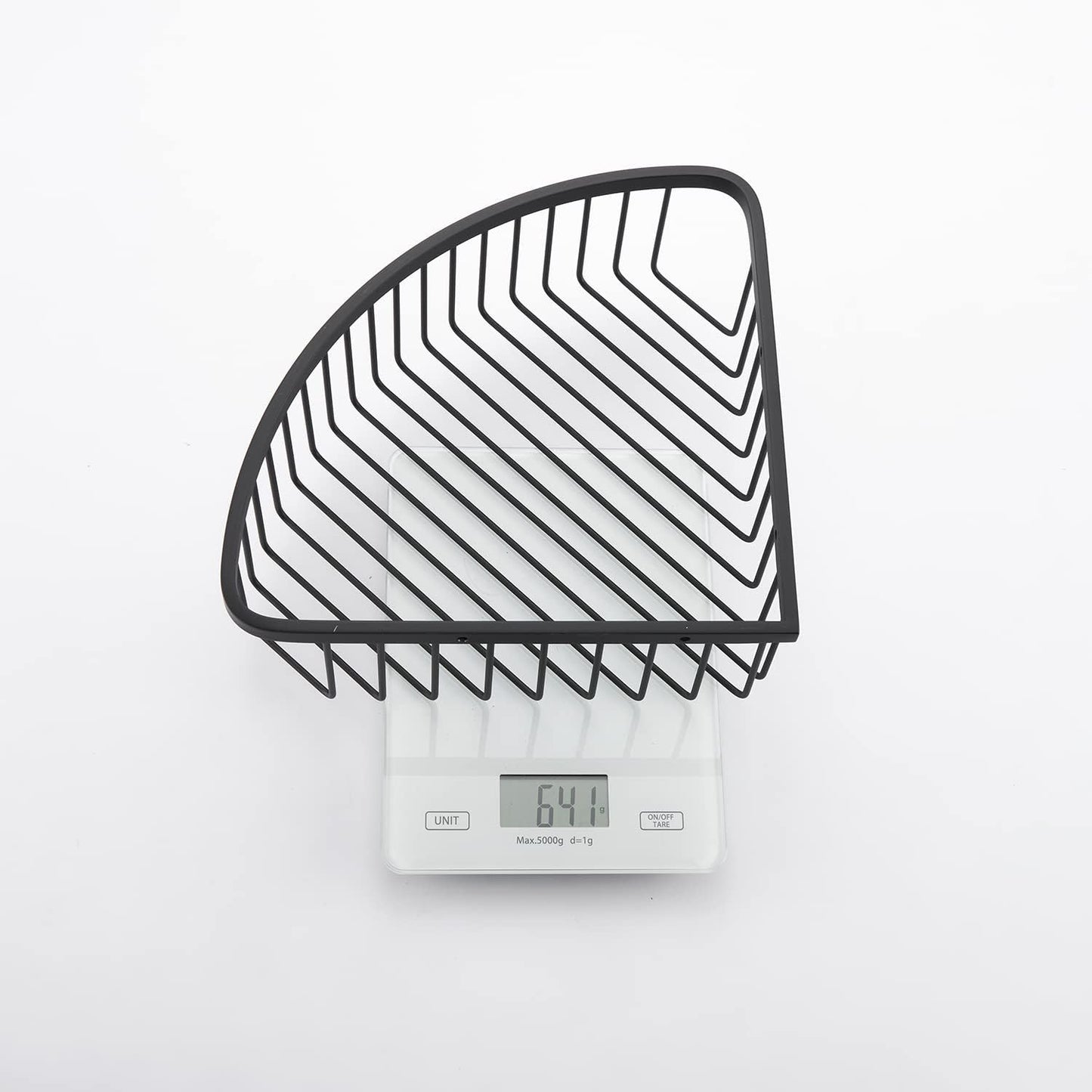 Corner Shower Caddy Organizer, SUS304 Stainless Steel Heavy Duty Rust-Proof Shelf Organizer, Wall Mounted Storage Rack for Bathroom Kitchen, Matte Black