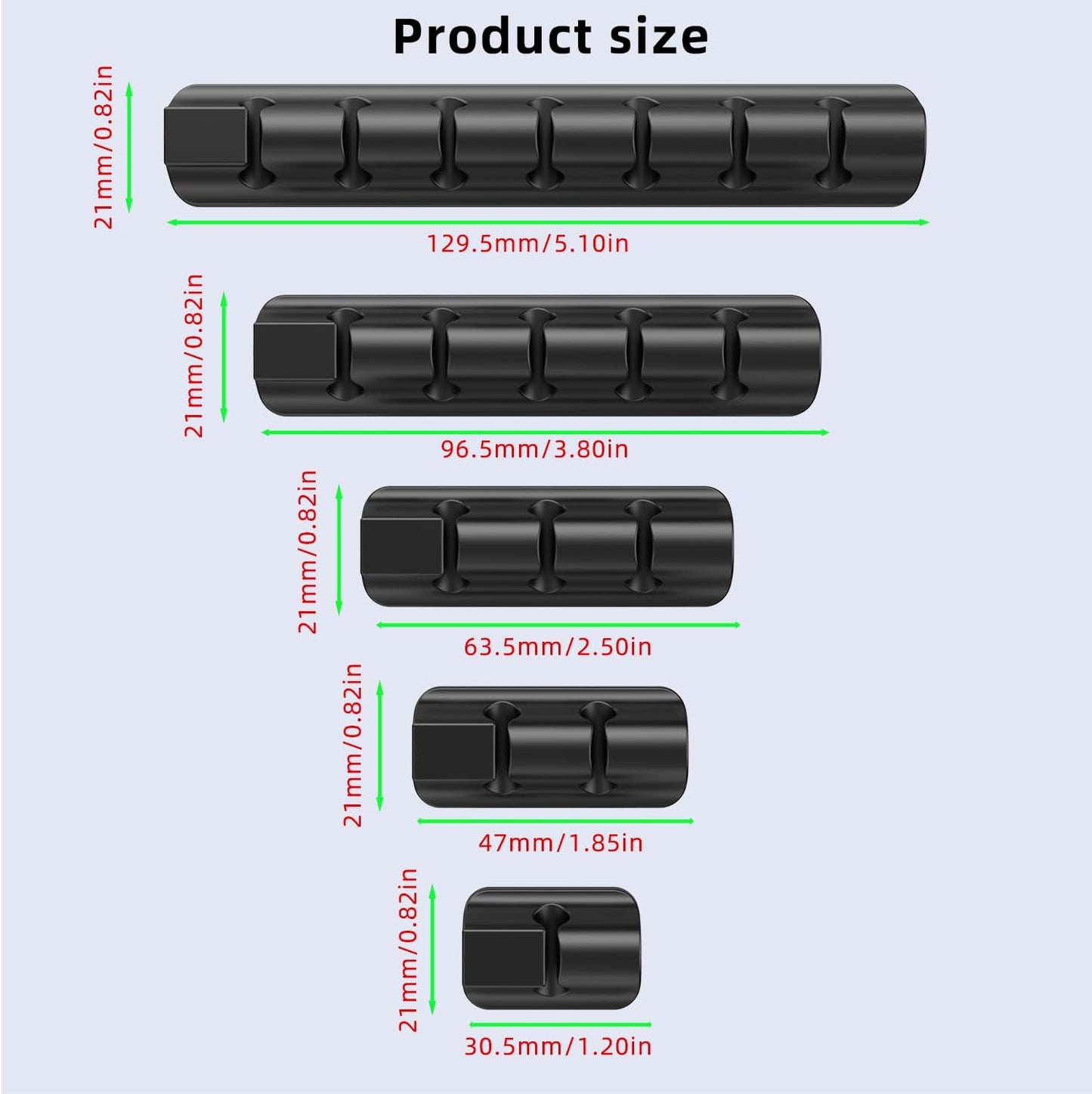 11PCS Cable Management Cord Holder Organizer, Magnetic Cable Clips Adhesive Wire Keeper, Under Desk for Bedside Nightstand Table Desktop USB Wall Car Office Workspace Accessories (White)