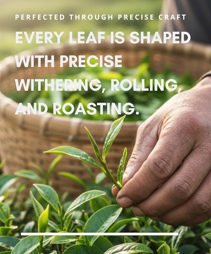 EZR Leaf Tea Sampler Gift Box – 22 Pyramid Tea Bags with Taiwan Black, Osmanthus Oolong, Chamomile Oolong, Berry Black, Four Seasons Green – Flavored Assorted Tea Set for Gifting & Tasting