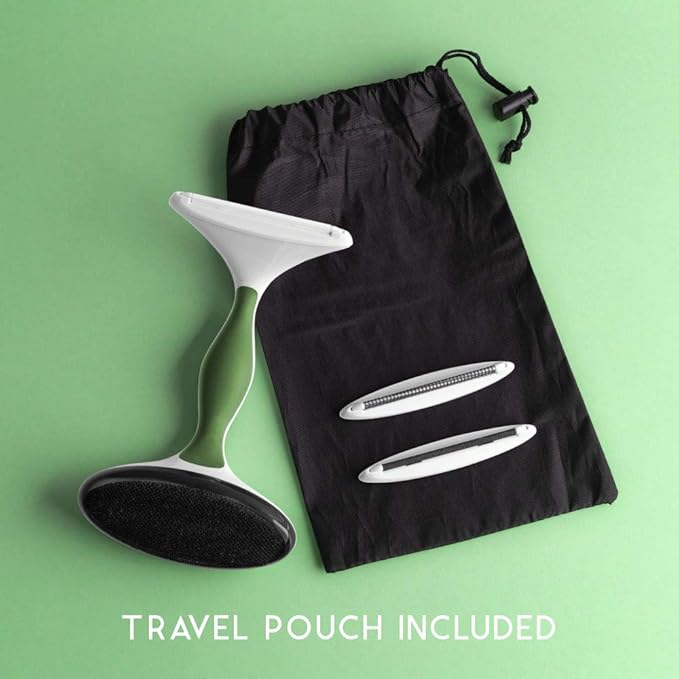 GLEENER Fabric Shaver & Lint Remover |Battery-Free 4-in-1 Depiller with 3 Fabric-Safe Edges for Clothes & Upholstery (I Dream of Greenie)