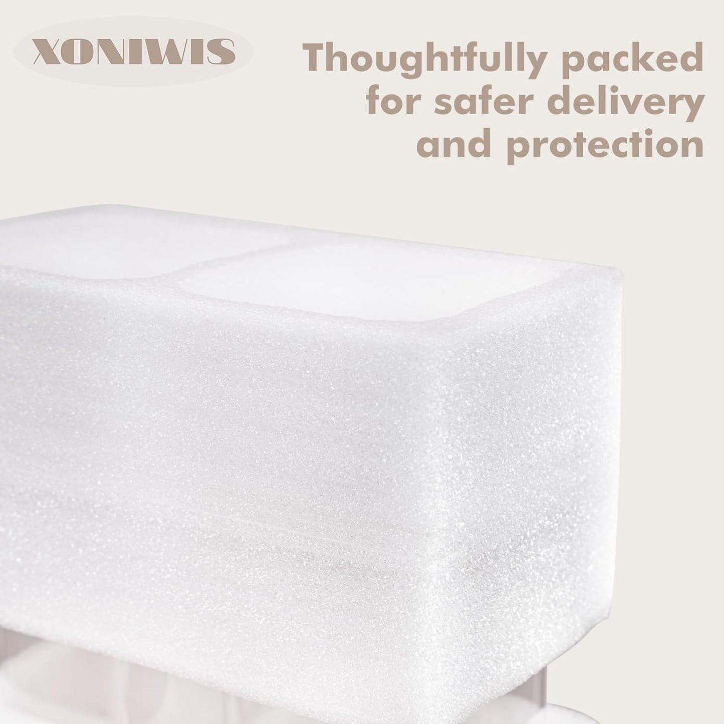 20oz 6PCS Round Airtight Glass Food Storage Jars, Clear Glass Food Container with Bamboo Lid, Stackable Spice Jar, Small Kitchen Storage for Sugar, Tea, Coffee bean, Pasta, Oat, Spice