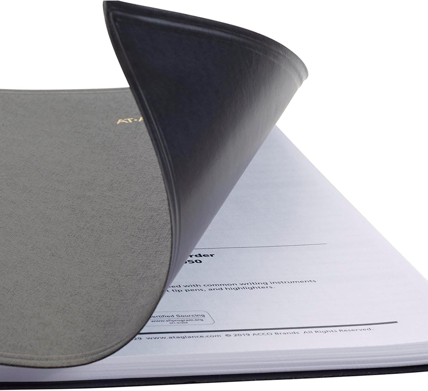 AT-A-GLANCE 2025 Appointment Book Planner, Daily, Two Person Group Planner, 8" x 11", Large, Quarter-Hourly, Black (702220525)