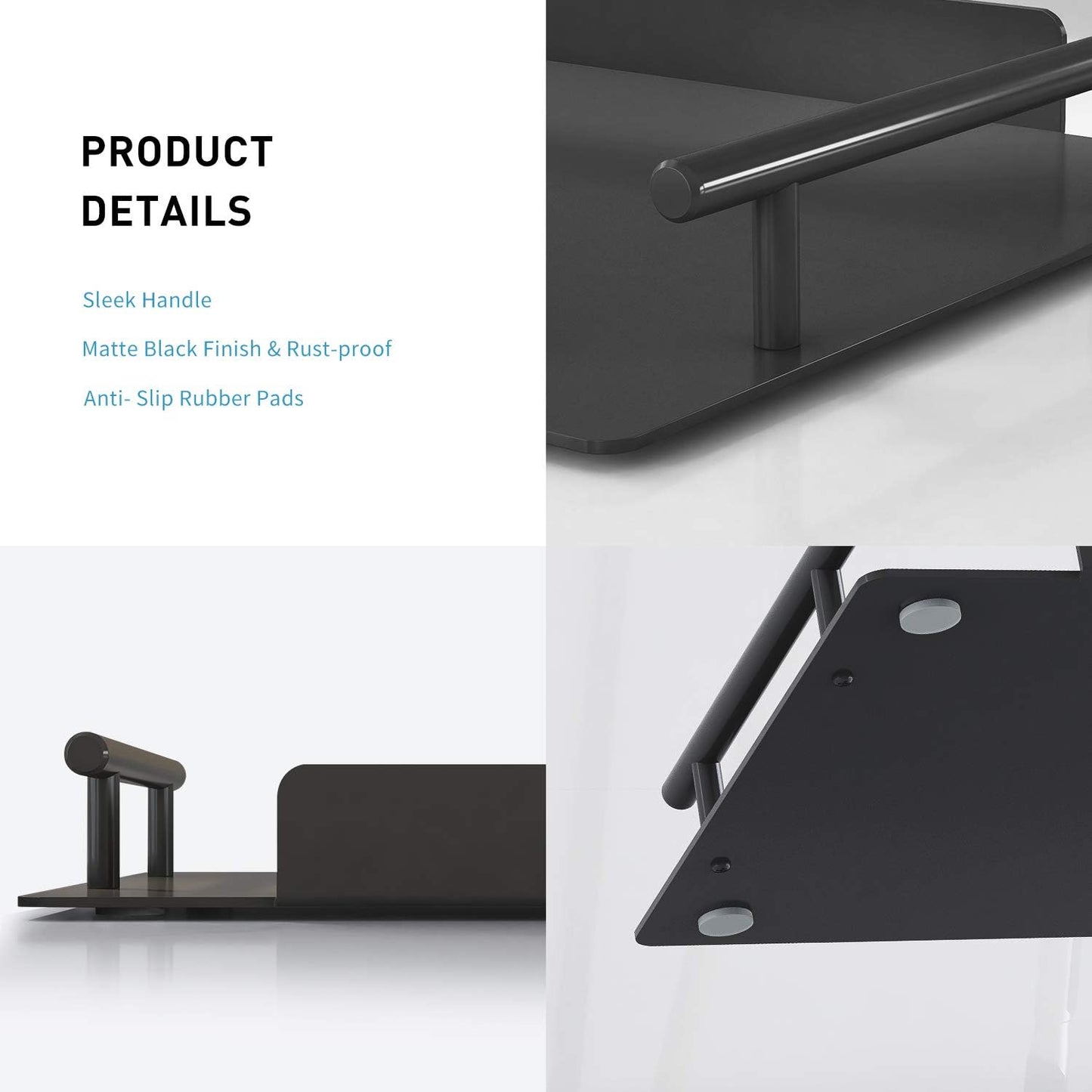 Bathroom Organizer Countertop,Counter Decorative Tray Cosmetic Organizer,Countertop Storage Shelf for Bathroom, Kitchen, Living Room, Bedroom, Dressing Table (2 Counts)