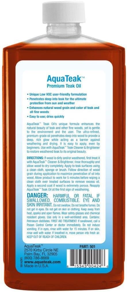 AquaTeak Patented Moa Oval Teak Shower Organizer Premium Teak Oil