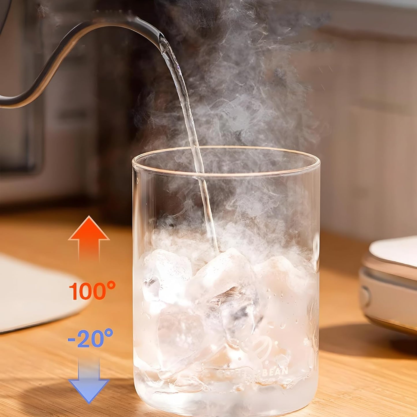 Glass Coffee Bean Storage Container with Airtight Lid,Glass Sealed Jar with Date Tracker,Vacuum Coffee Canister for Nuts,Food Fresh Storage,Clear Borosilicate Glass Jar (37OZ/1100ML)