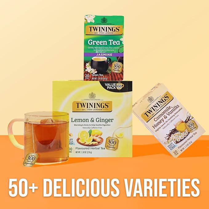 Twinings Tea Chamomile Honey and Vanilla Tea, 20 ct
