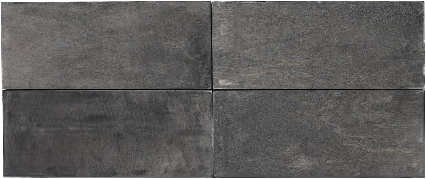 4-Piece Desktop Organizer Set with 3 Drawers, Wood & Metal Drawer Storage, Wooden Desktop Organizer for Store Cosmetics, Jewelry, Letters, Papers, Tea Bags, Sugar Packets (Black)