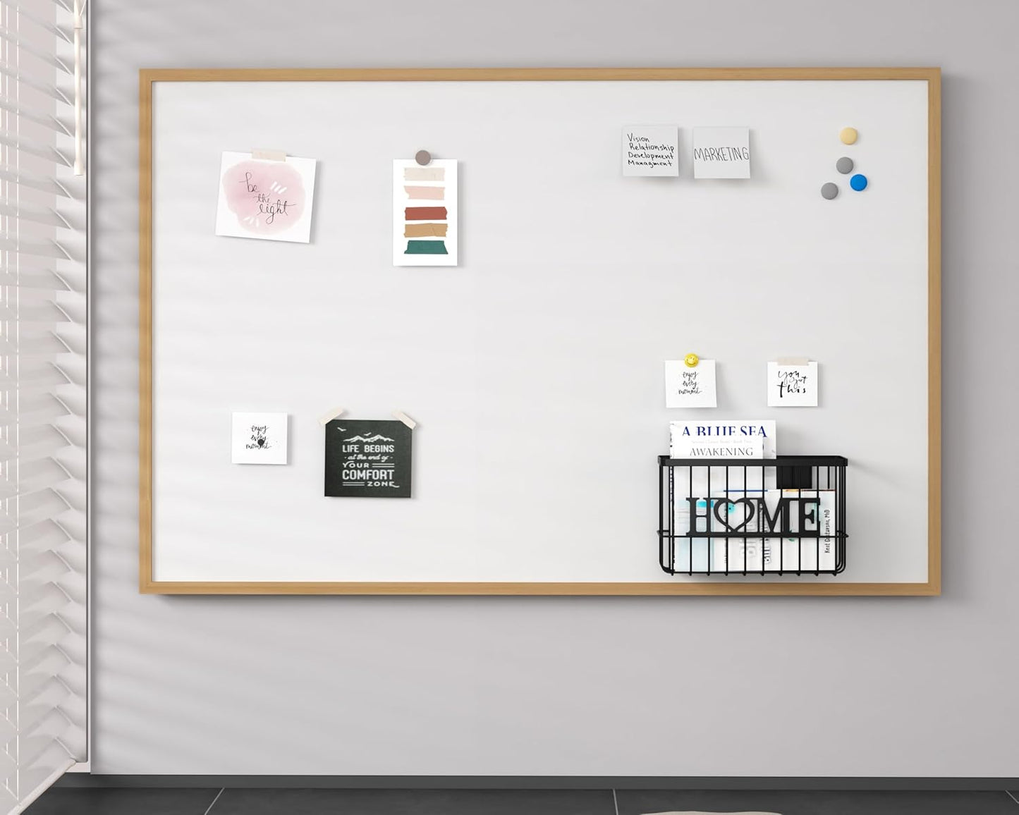 Thipoten Dryer Ball Holder, Magnetic Dryer Ball Storage for Laundry Room, Perfect Space Saver for Holding Dryer Balls of Various Sizes (Black)