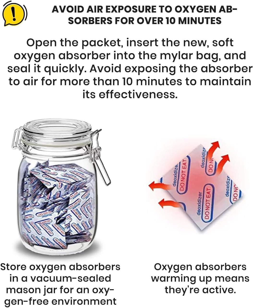 30 Mylar Bags for Food Storage 1 Gallon - Extra Thick 15 Mil - Long Term & Food Grade - Mylar Bags with Oxygen Absorbers 400cc- Zipper, Resealable, Stand-up Gousset - Bolsas Mylar con Abosrbentes