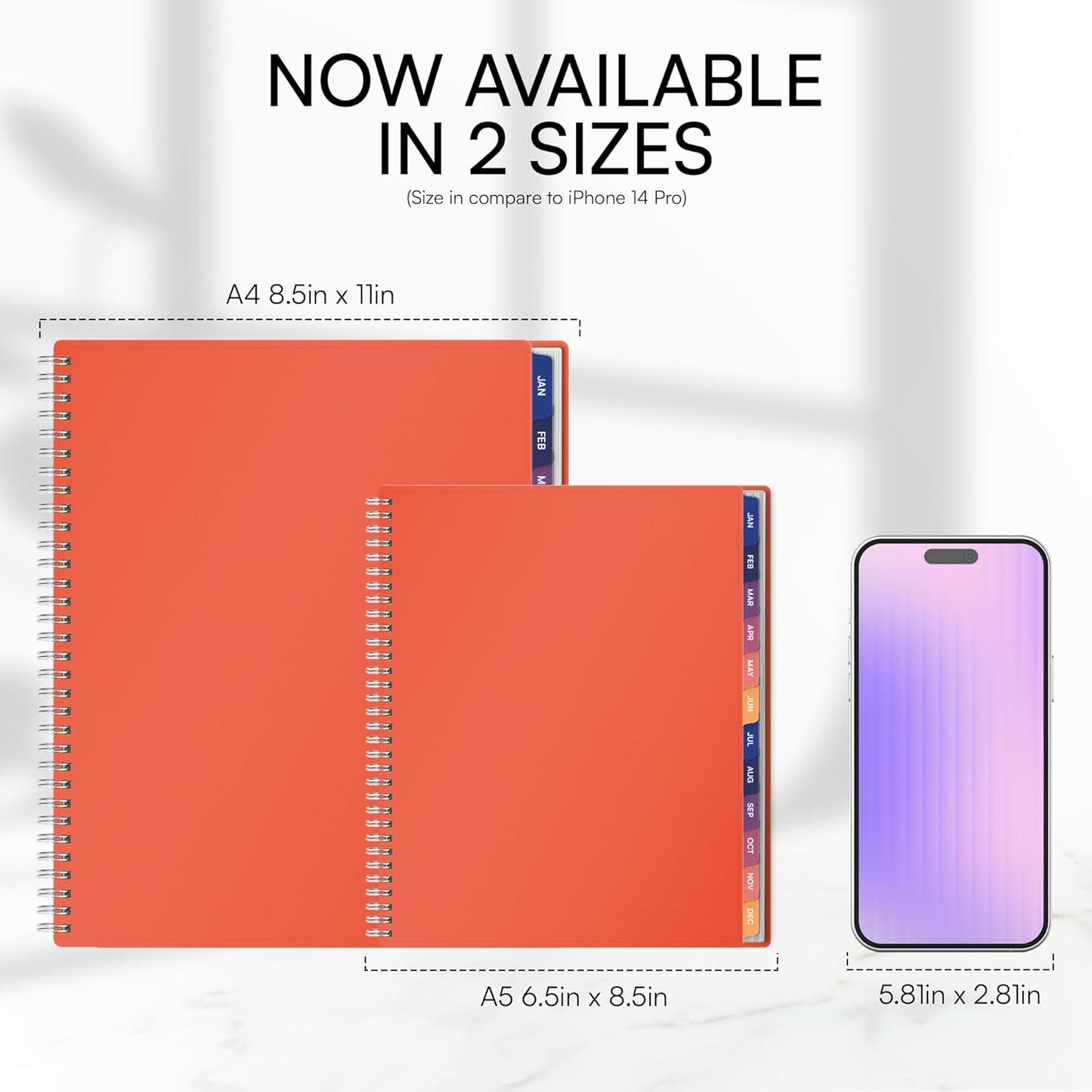 Ensight 2026 Appointment Book and Planner 8.5" x 11" Large Hourly Weekly Daily Schedule Book with Tabs, 15 Minute Time Slots, Peach Calendar Organizer Jan 2026โDec 2026 Appointment Planner - Peach