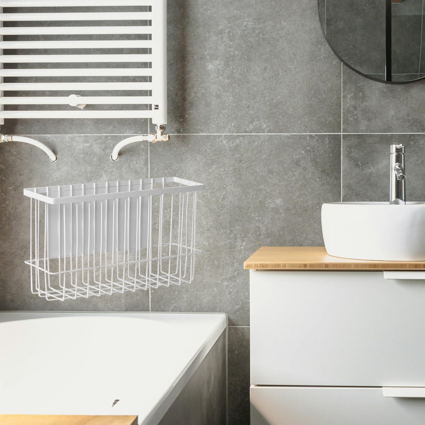 Magnetic Dryer Ball Holder Magnetic Lint Bin for Laundry Room Wool Dryer Ball Organizer, Iron Dryer Ball Container for Laundry Room Organization and Storage