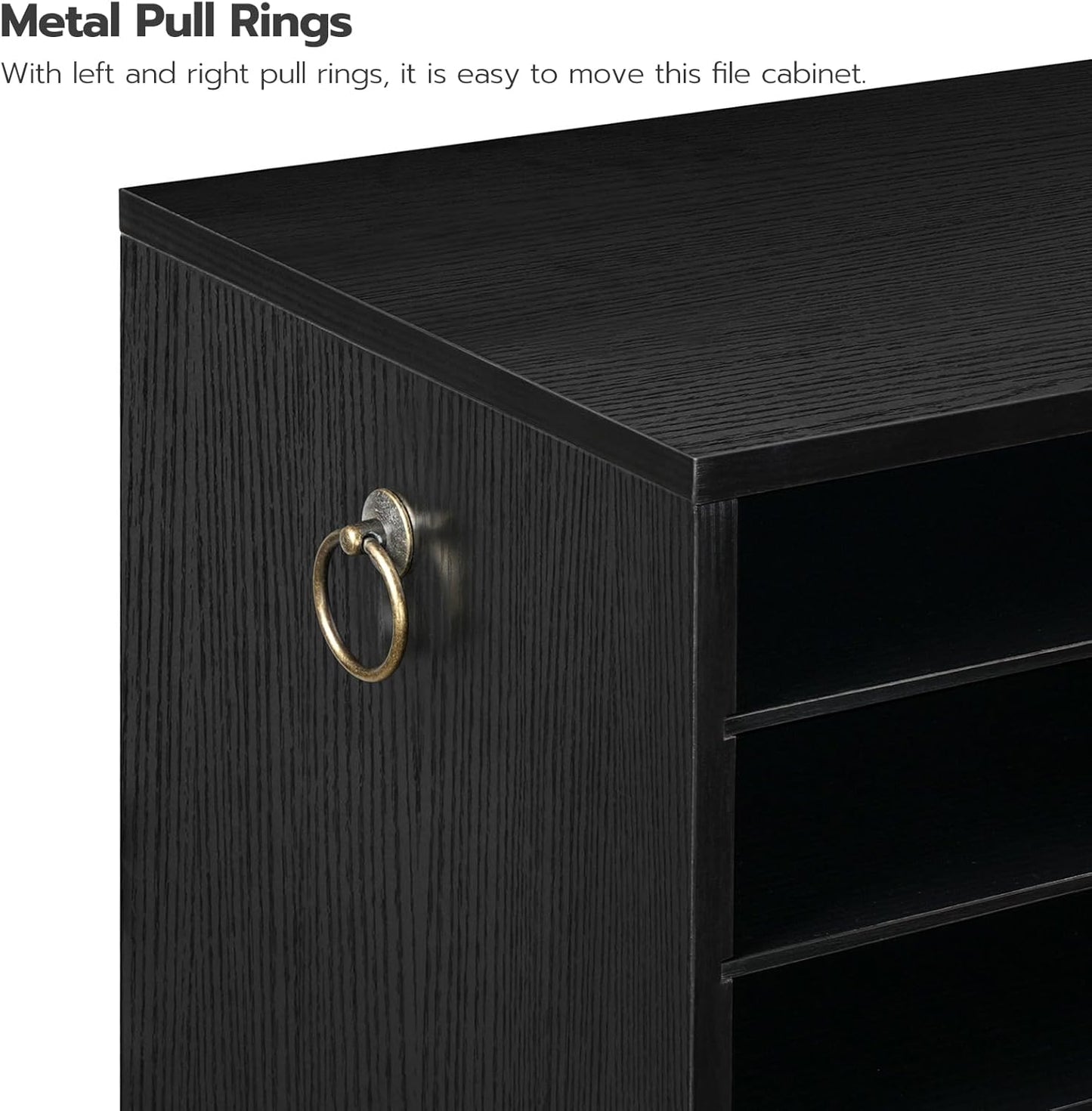 HOOBRO Literature Organizer, 27 Compartments Wooden Mail Organizer, Countertop Literature Sorter with Adjustable Shelves for Home, Office, School, Student Mailbox for Classroom, Black BK27WF01