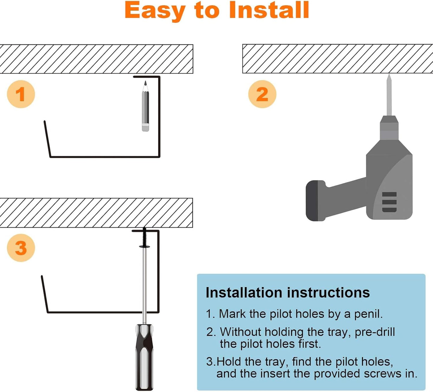 Under Desk Cable Management- 6 Pack Cord Organizer. Metal Wire Cable Management Tray for Office, Studio and Home. Super Sturdy Under Table Cable Managements - White Cable Organizer