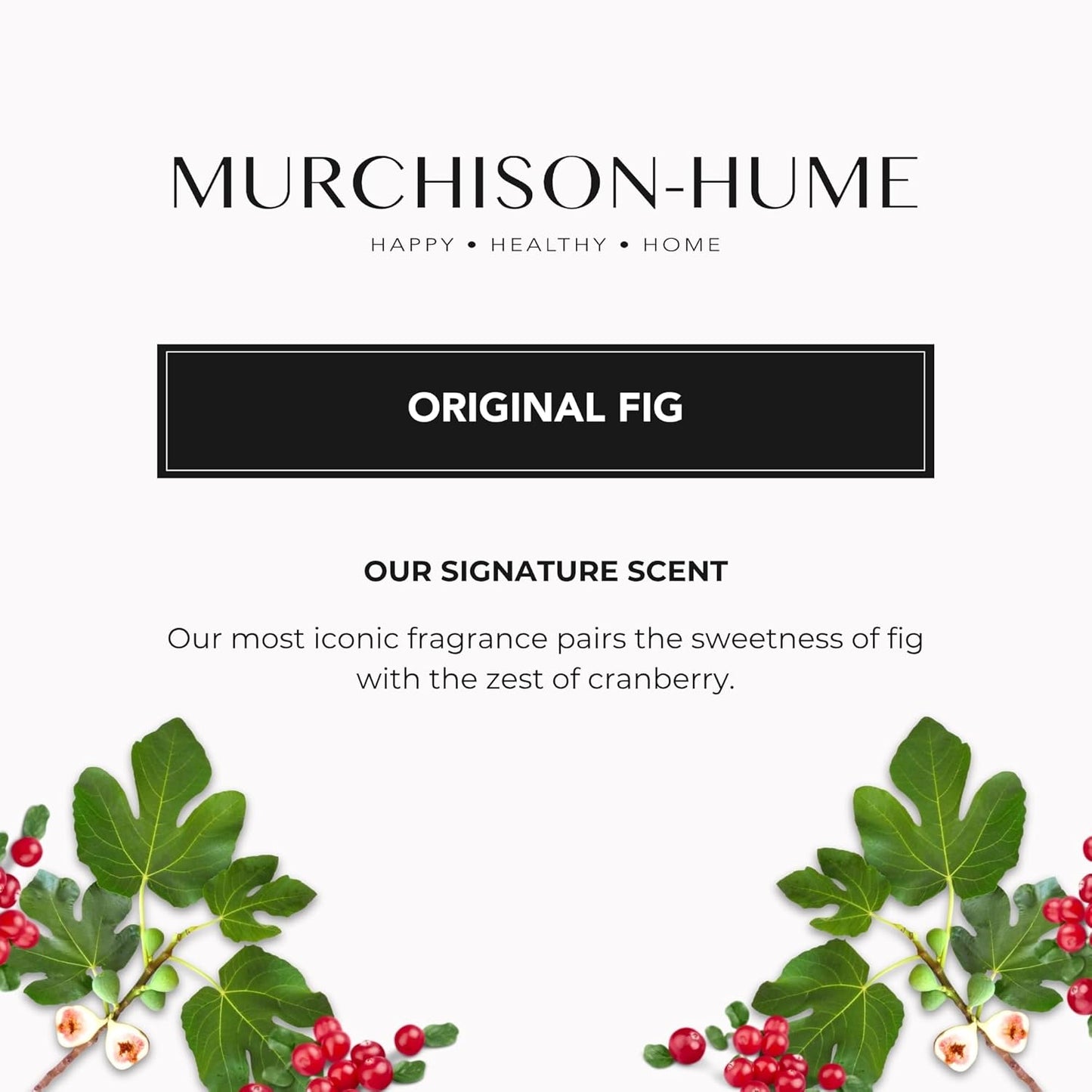 Murchison-Hume All-Purpose Cleaner – Natural, Non-Toxic, Safe on All Surfaces – Plant-Based Multi-Surface Spray for Kitchen, Bathroom & Home – Original Fig