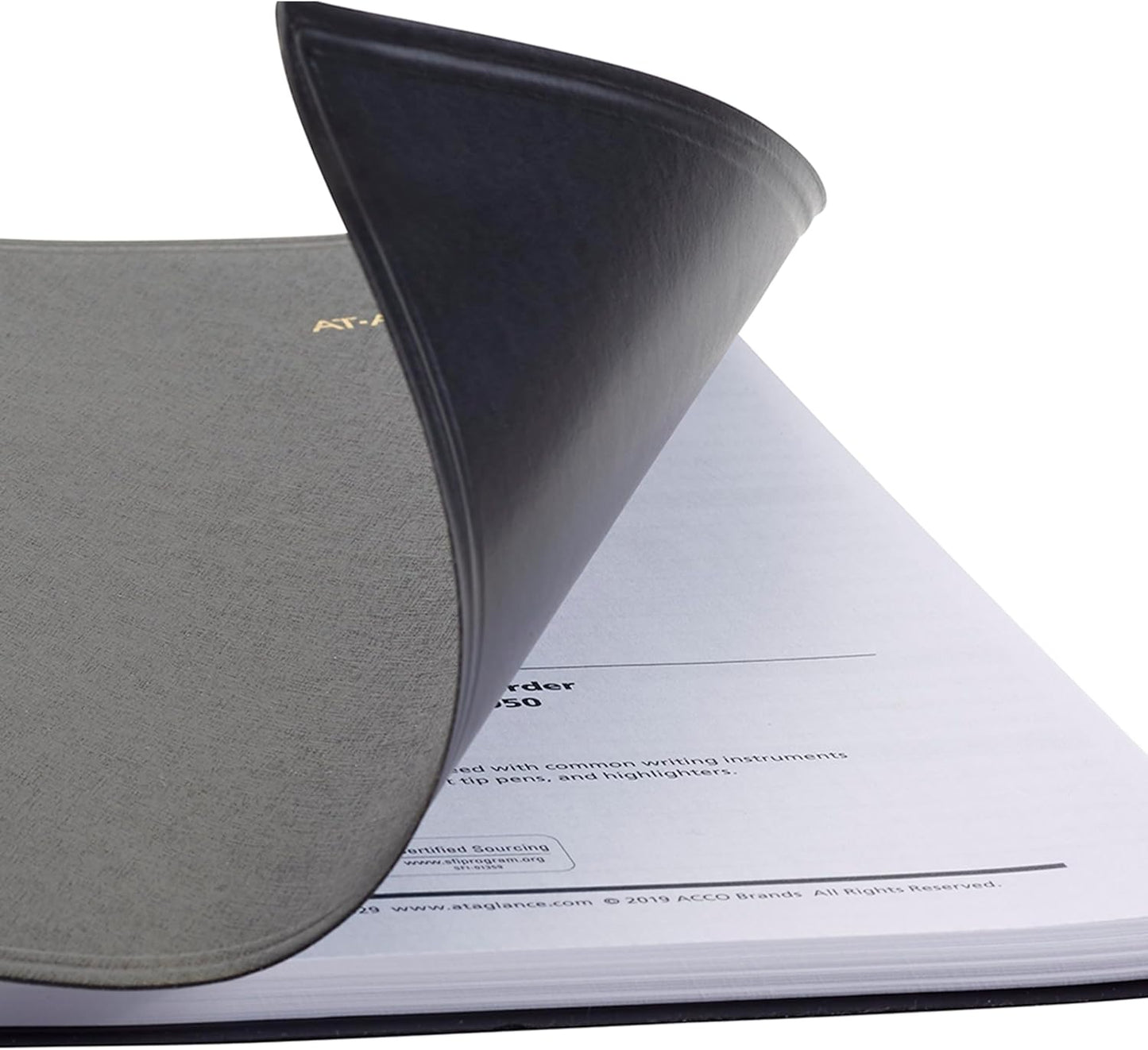 AT-A-GLANCE 2026 Appointment Book Planner, Daily, 8" x 11", Large, Four Person Group, Black (708220526)