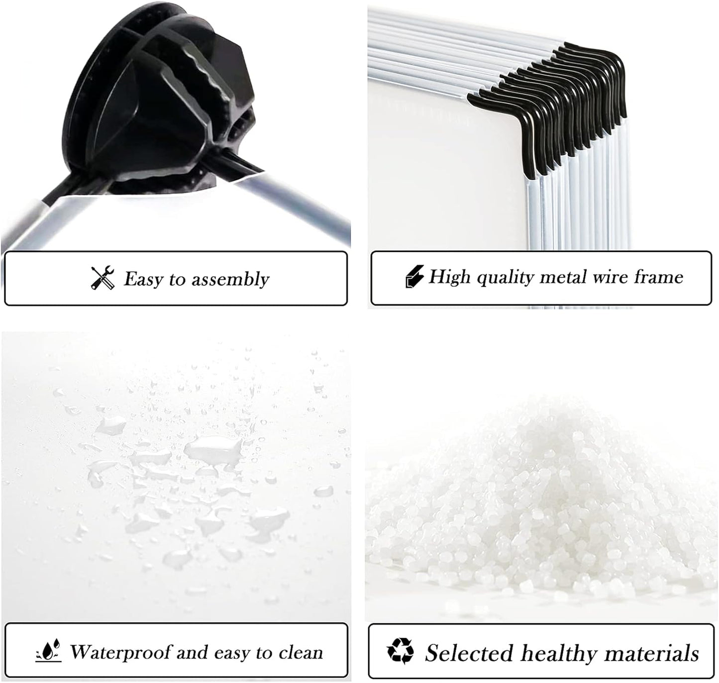 AWTATOS Closet Organizer 8 Cube Storage Shelves Clothes Organizers Closet Storage Stackable Cubby Shelving for Closet Bedroom Living Room Translucent