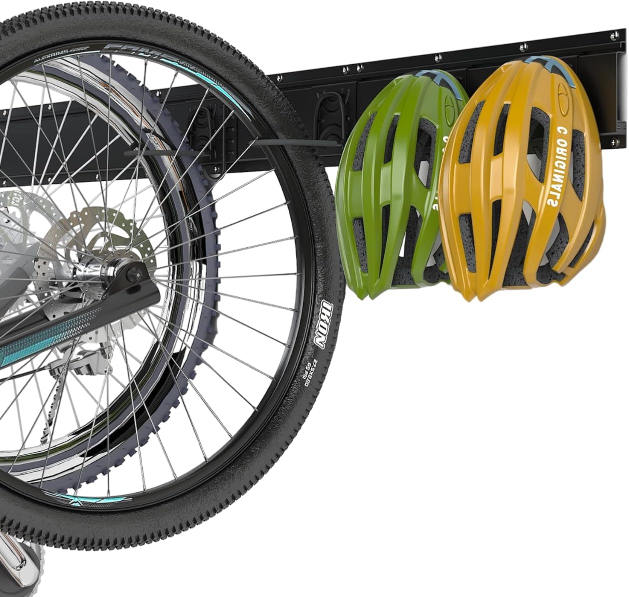 SMARTOLOGY Spare Bike Hook Hanger Rail Rack System