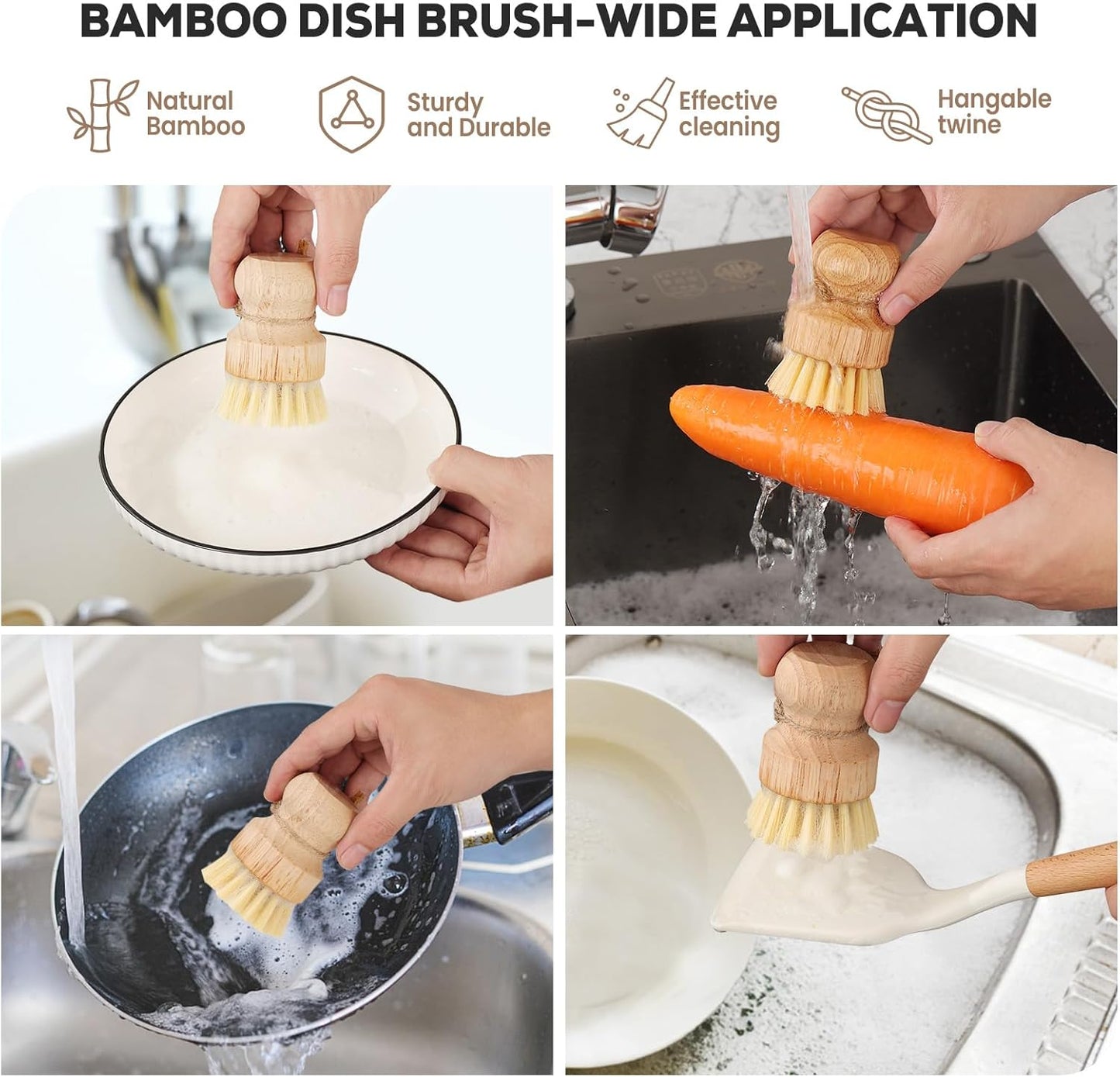 Kitchen Soap Dispenser Set with Instant Dry Tray,16 Oz Hand and Dish Soap White Glass Dispenser Set,Stainless Steel Pump,Waterproof Labels&Dish Brush,Luxury Soap Bottle for Kitchen,Bathroom