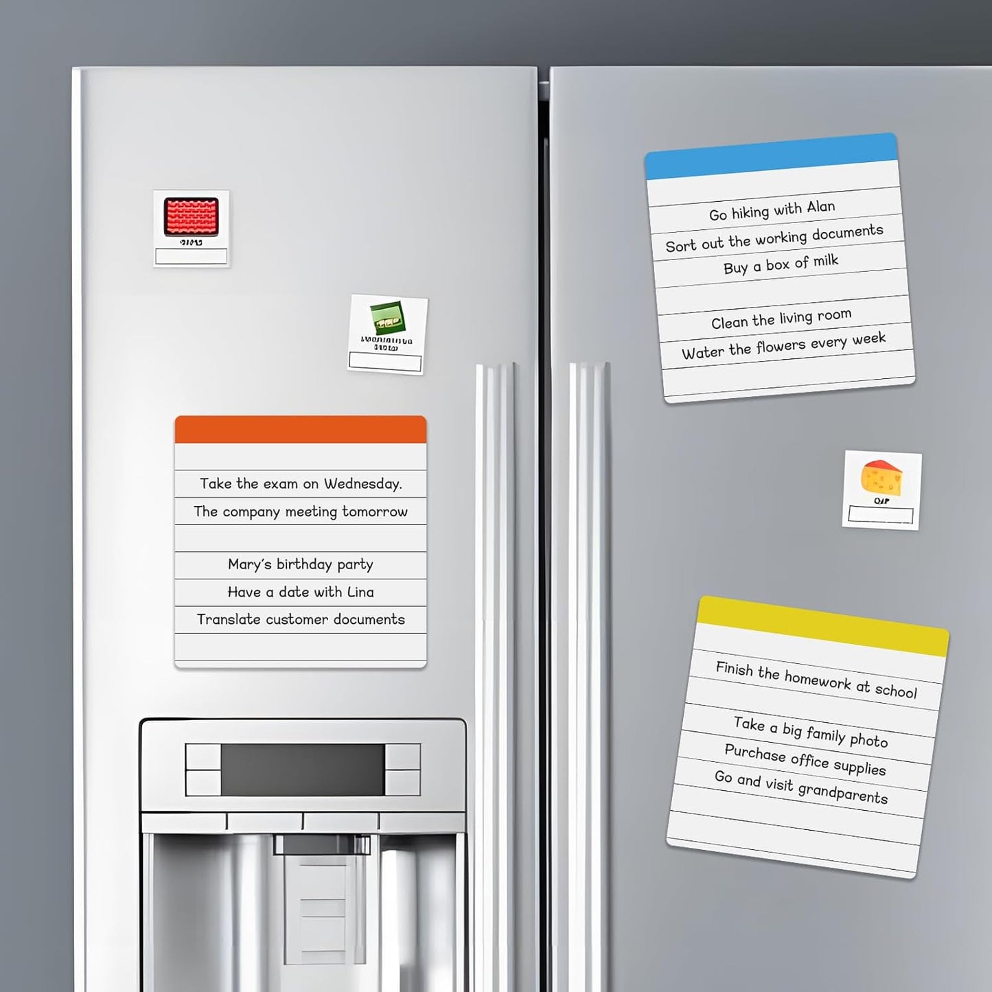 Ruled Lined Magnetic Dry Erase Whiteboard,Small Flexible Magnet Sheet,Sqaure 6X6,Teacher Essentials for Classroom,Help Students Form A Good Handwriting 12 Pieces