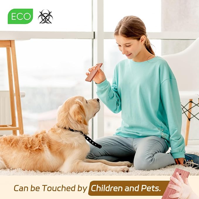 Cedar Blocks for Clothes Storage - 40 Pack Red Cedar Planks, 100% Natural Aromatic Cedarwood with Cotton Rope and Sandpaper for Closets & Drawers Freshener