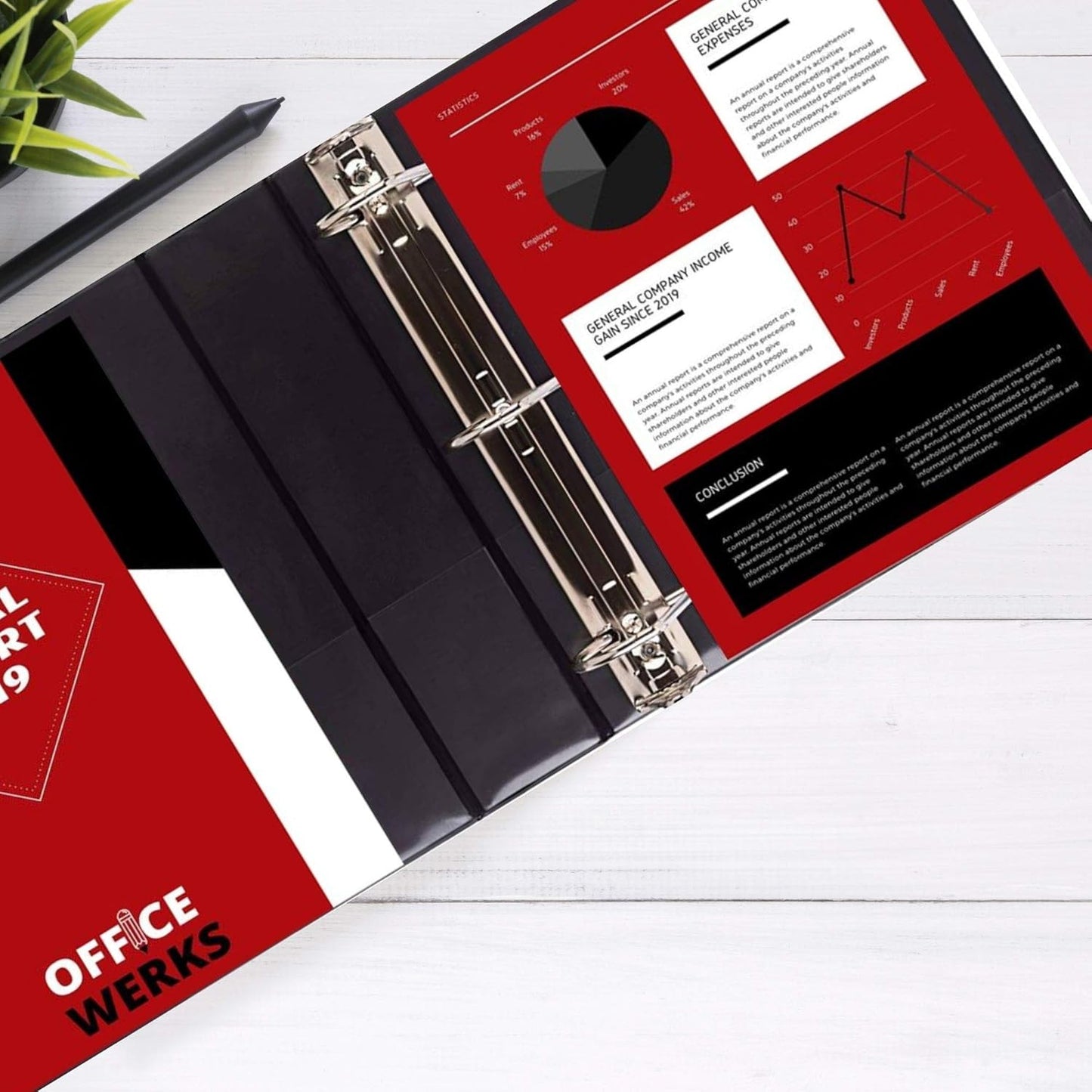 4 Pack of 6 Inch 3 Ring Binder with Locking Angle D Rings, Professional Heavy Duty Large Storage Binder with Pockets, Fits 8.5 x 11 Inch Sheets, Non-Stick Clear View Cover, Customizable, Black