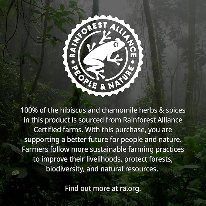 VINIA Cranberry Hibiscus Herbal Tea Bags, Made with Organic Herbal Tea, Infused with Piceid Resveratrol for Heart Health, Nitric Oxide, Physical Energy, Alertness, Blood Flow, Keto, Kosher, NON-GMO. 30 Ct