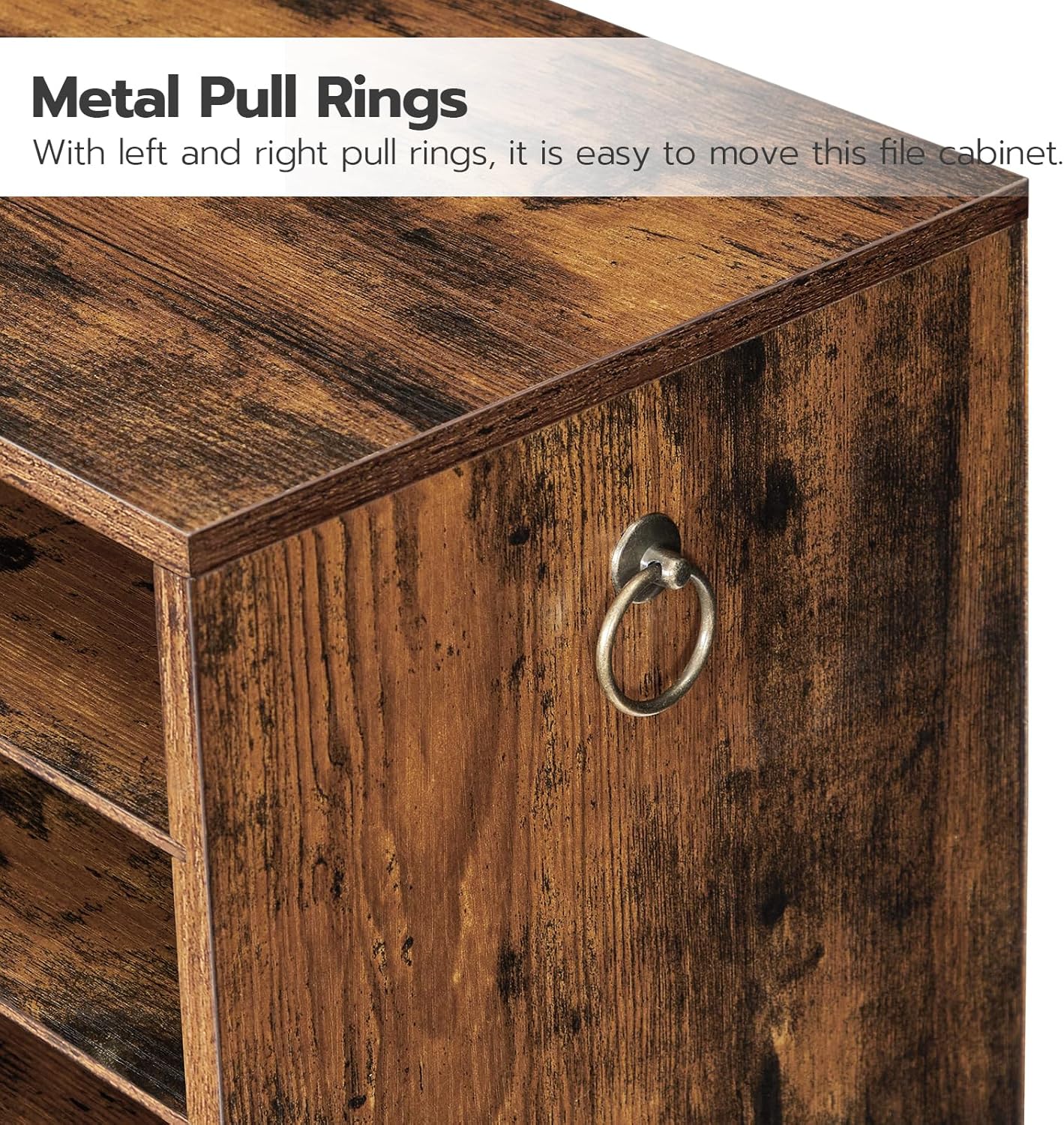 HOOBRO Literature Organizer, 27 Compartments Wooden Mail Organizer, Countertop Literature Sorter with Adjustable Shelves for Home, Office, School, Student Mailbox for Classroom, Rustic Brown FG27WF01