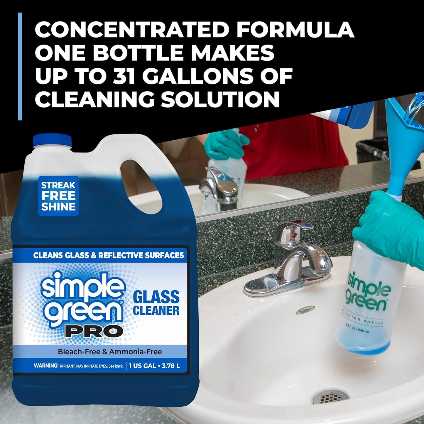 Simple Green Pro Glass Cleaner 1 Gal