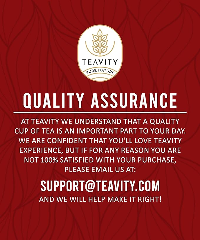 Organic Hibiscus Sabdariffa Tea Organic Naturally Decaf Tea Pods for Keurig by Teavity (36 Tea Pods)