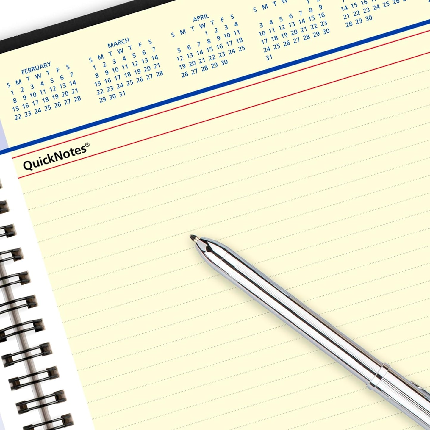 AT-A-GLANCE 2026 Appointment Book Planner, Weekly & Monthly, 8-1/4" x 11", Large, QuickNotes, Black (769500526)