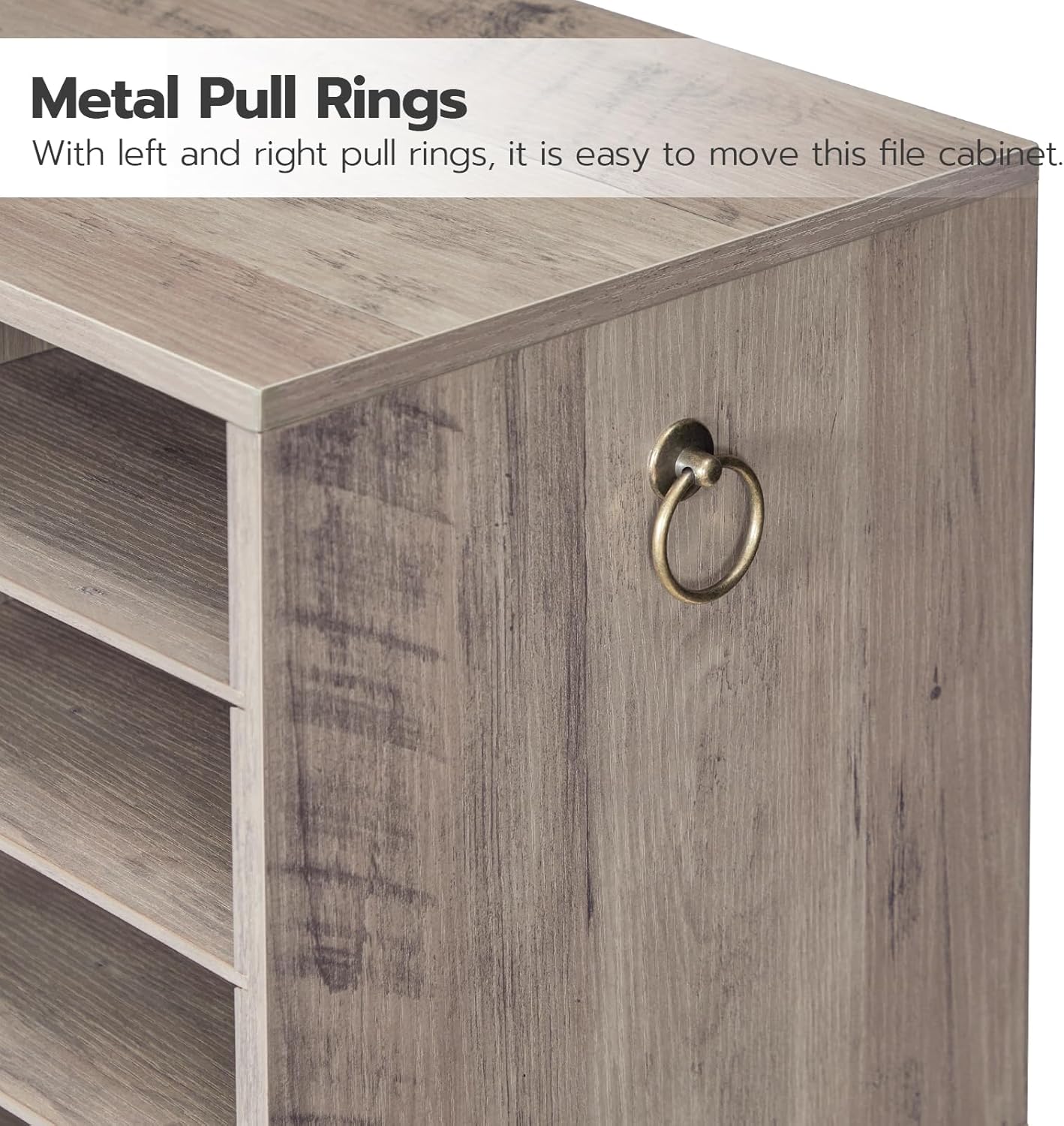 HOOBRO Literature Organizer, 27 Compartments Wooden Mail Organizer, Countertop Literature Sorter with Adjustable Shelves for Home, Office, School, Student Mailbox for Classroom, Greige BG27WF01