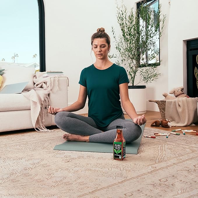 Pure Leaf Iced Tea, Unsweetened Real Brewed Tea, Zero Sugar & Zero Calories, 18.5 Fl Oz (Pack of 12)