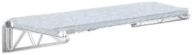 Omega Products Corporation 18" Deep x 48" Wide x 7" High Fixed Solid Galvanized Wall Mount Shelving Kit