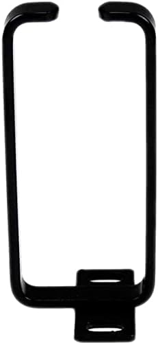 StarTech - CMHOOK1UN .com 1U Vertical 1.8 x 3.9in Server Rack Cable Management D-Ring Hook w/ Flexible Opening - Network Rack-Mount Cord Organizer Ring (CMHOOK1UN) Black