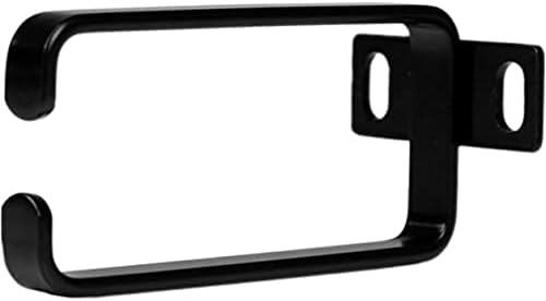 StarTech - CMHOOK1UN .com 1U Vertical 1.8 x 3.9in Server Rack Cable Management D-Ring Hook w/ Flexible Opening - Network Rack-Mount Cord Organizer Ring (CMHOOK1UN) Black