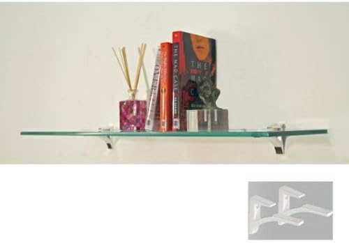 Spancraft Glass C-8x24-White Cardinal Glass Shelf, White, 8" x 24"