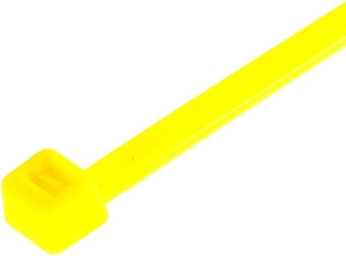 GTSE 14 Inch Yellow Zip Ties, 100 Pack, 50lb Strength, UV Resistant Long Nylon Cable Ties, Self-Locking 14" Tie Wraps