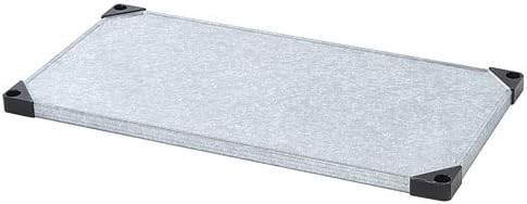 Omega Products Corporation 21" Deep x 36" Wide x 7" High Fixed Solid Galvanized Wall Mount Shelving Kit