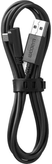 Wacom Intuos Medium Bluetooth Graphics Drawing Tablet, Portable for Teachers, Students and Creators, 4 Customizable ExpressKeys, Compatible with Chromebook Mac OS Android and Windows - Black