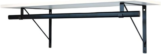 Custom Cut-to-Size Premium Wall-Mounted Shelf with Rod and Bracket Kit. 3/4" Thick Shelves, 14 inches deep. Customize The Length from 16" up to 72".