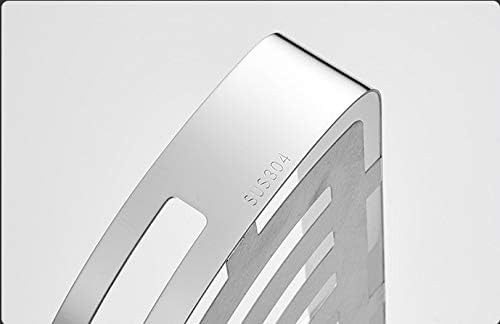 NearMoon Bathroom Shower Caddy 2 Pack, No Drill 304 Stainless Steel Shower Organizer with 2 Hooks (Corner Shelf, Chrome)