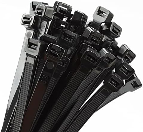 18 inch Black Zip Ties Heavy Duty 500 PACK, 200 LBS Ultra Exclusive Strong Plastic Wire Ties, Large Cable Ties Extra Long Tie Wraps, Indoor and Outdoor UV Resistant