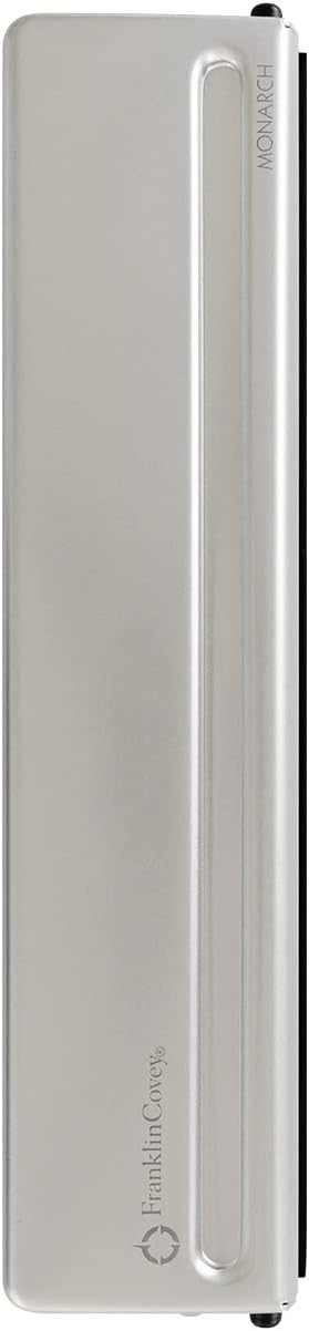 FranklinCovey - Metal Hole Punch for FranklinCovey Planners | Spill-Proof Chip Collector & Rubber Non-Slip Base (Monarch)